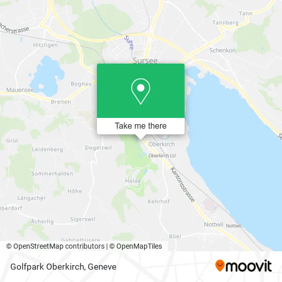 Golfpark Oberkirch map