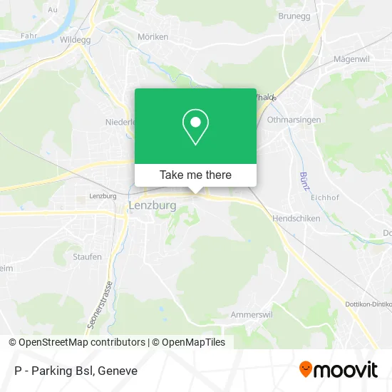 P - Parking Bsl map