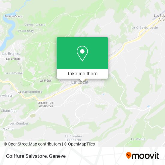Coiffure Salvatore map