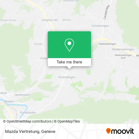 Mazda Vertretung map