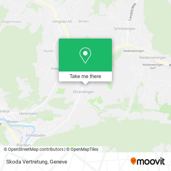 Skoda Vertretung map