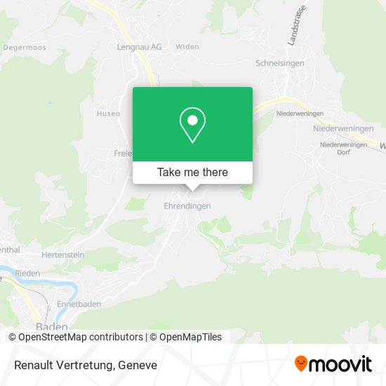 Renault Vertretung map