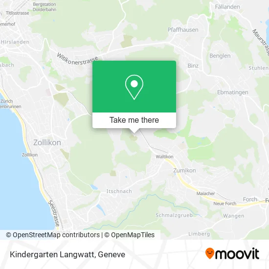 Kindergarten Langwatt map