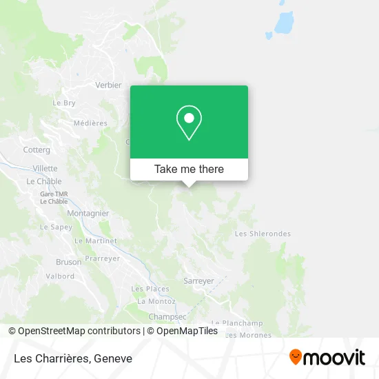 Les Charrières map