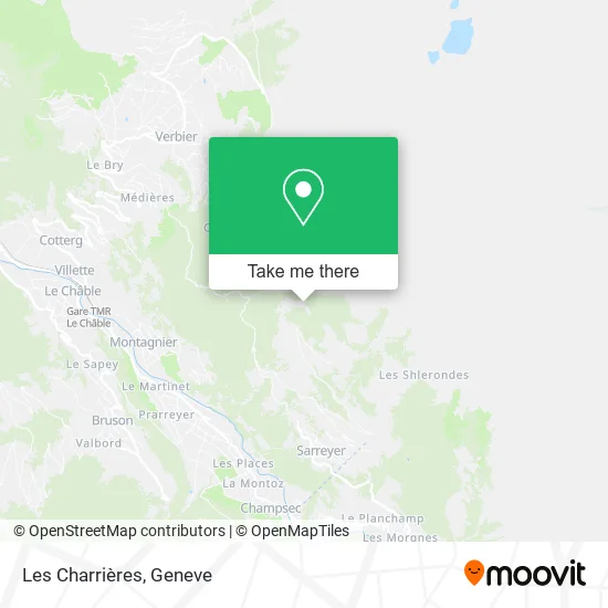 Les Charrières map