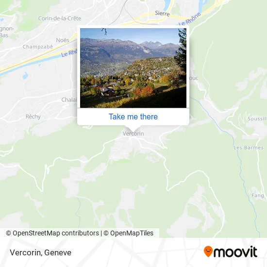 Vercorin map