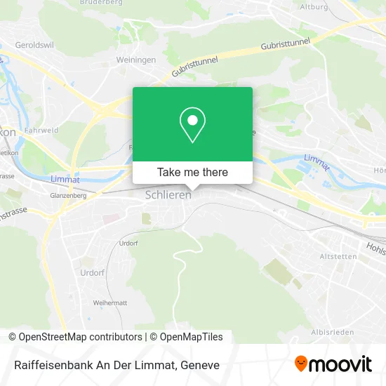 Raiffeisenbank An Der Limmat map