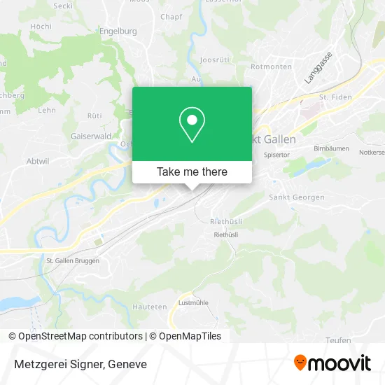 Metzgerei Signer map