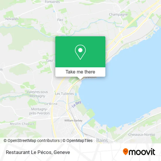 Restaurant Le Pécos map