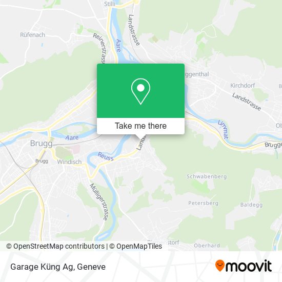 Garage Küng Ag map