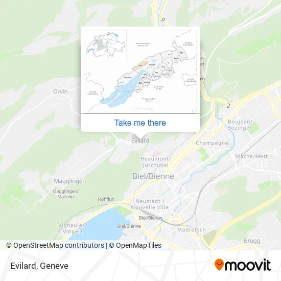 Evilard map