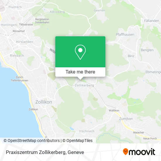 Praxiszentrum Zollikerberg map