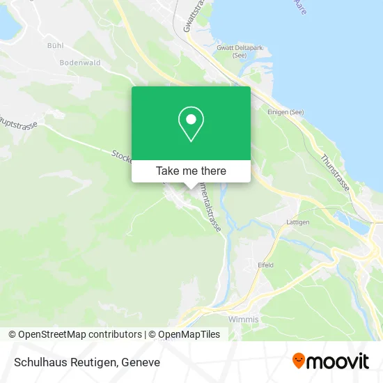 Schulhaus Reutigen map