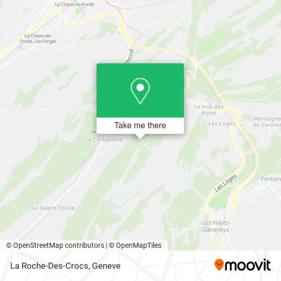 La Roche-Des-Crocs map