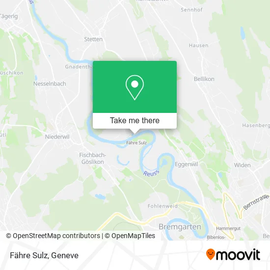 Fähre Sulz map
