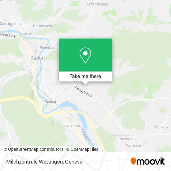 Milchzentrale Wettingen map