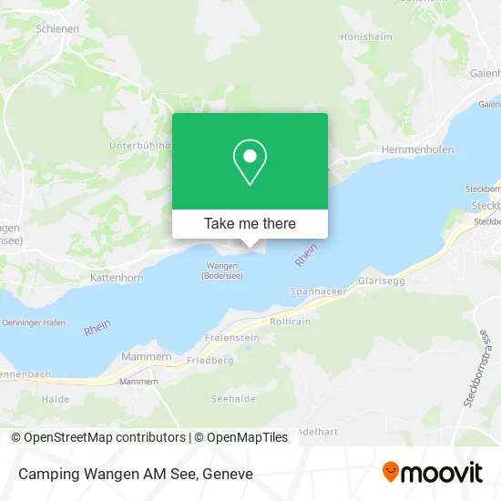 Camping Wangen AM See map