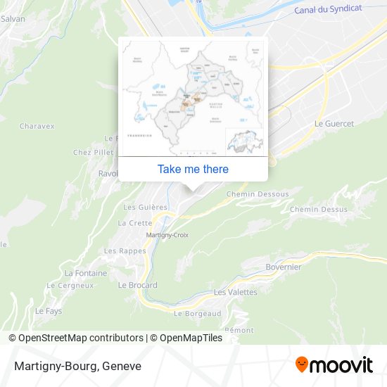 Martigny-Bourg plan