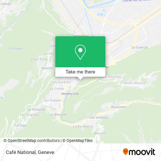 Café National map