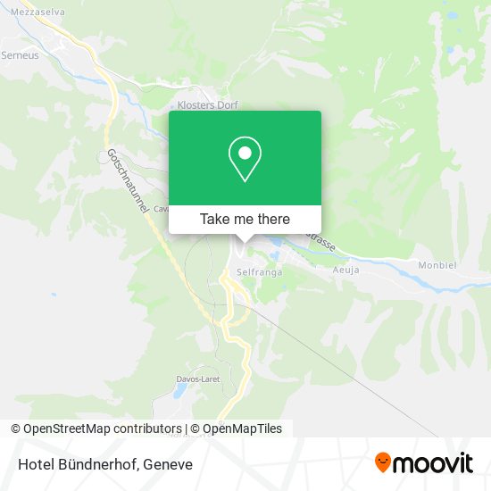 Hotel Bündnerhof map