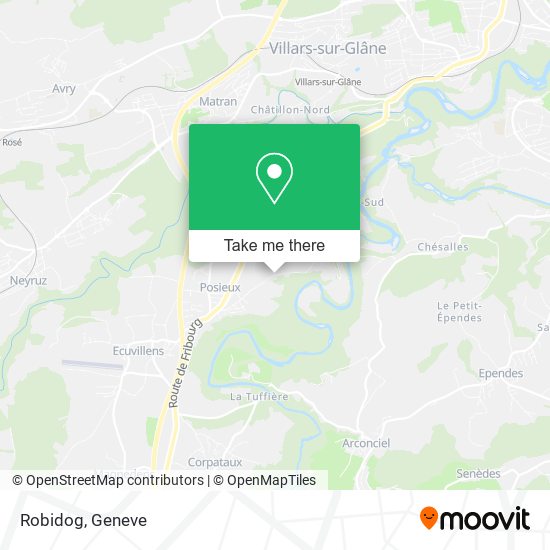Robidog map