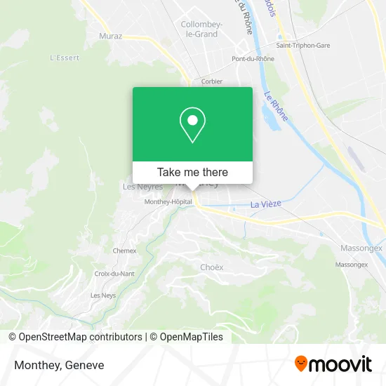 Monthey map