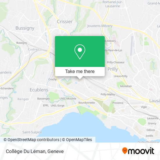Collège Du Léman map