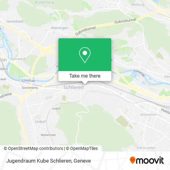 Jugendraum Kube Schlieren map