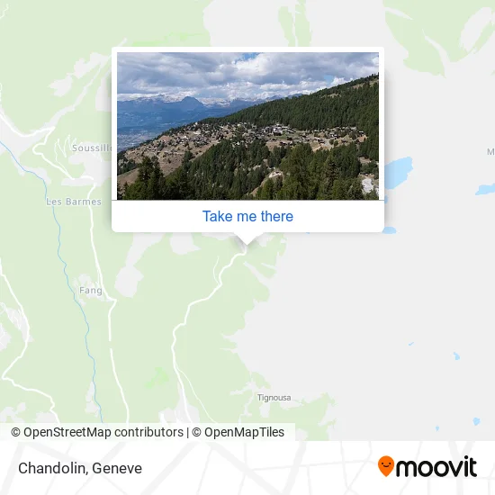 Chandolin map