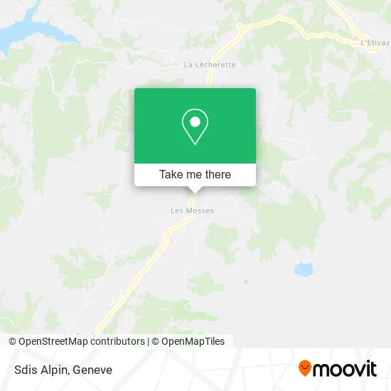 Sdis Alpin map