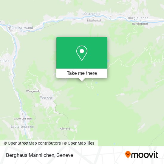 Berghaus Männlichen map
