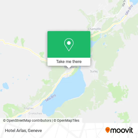Hotel Arlas map