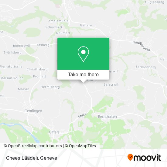 Chees Läädeli map