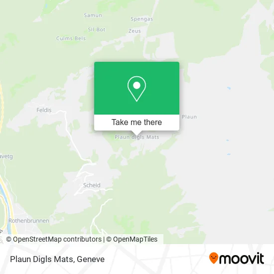 Plaun Digls Mats map
