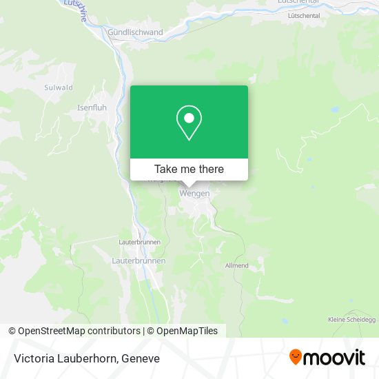 Victoria Lauberhorn map