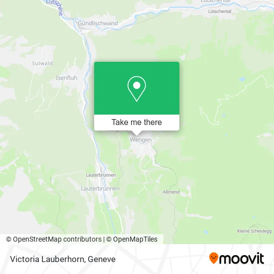 Victoria Lauberhorn map