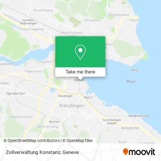 Zollverwaltung Konstanz map