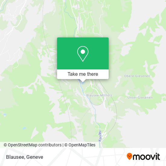 Blausee map