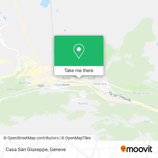 Casa San Giuseppe map