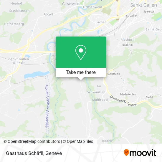Gasthaus Schäfli map