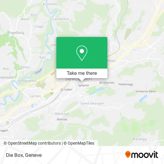 Die Box map