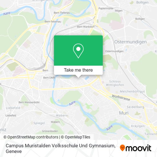 Campus Muristalden Volksschule Und Gymnasium map