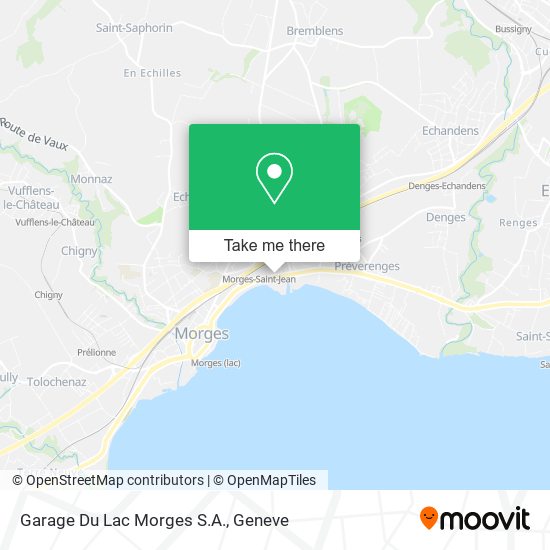 Garage Du Lac Morges S.A. map