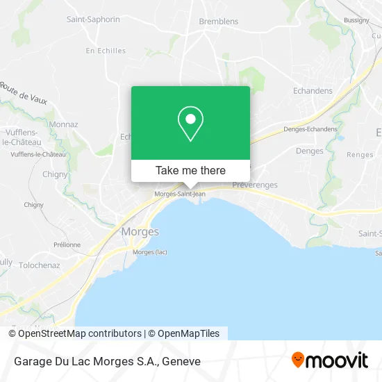 Garage Du Lac Morges S.A. map