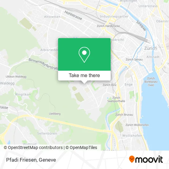 Pfadi Friesen map