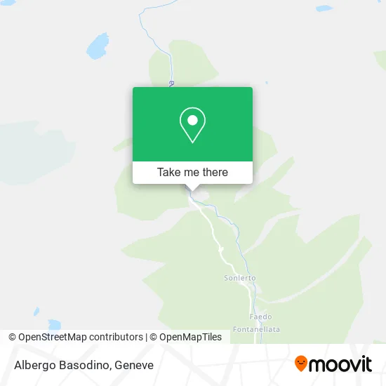 Albergo Basodino map