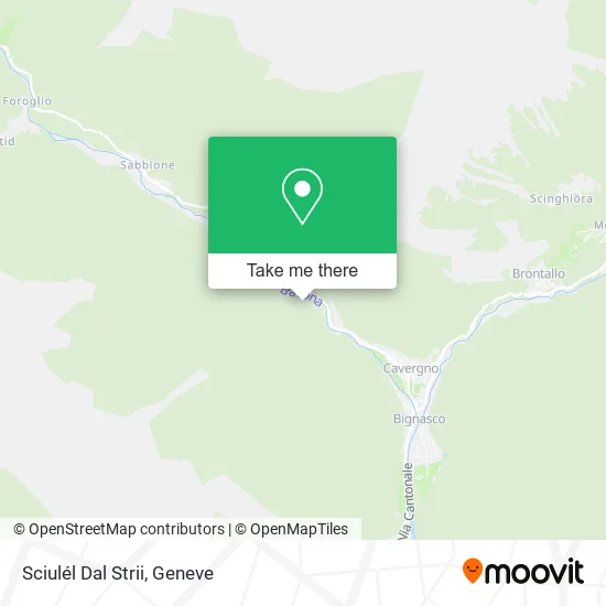 Sciulél Dal Strii map