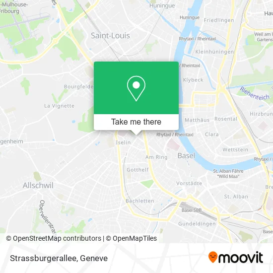 Strassburgerallee map
