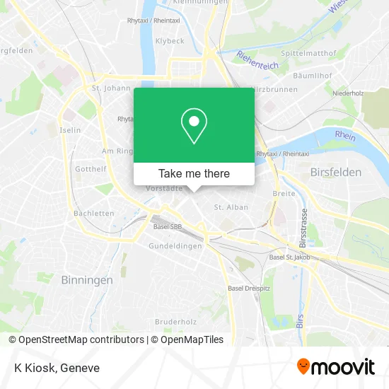 K Kiosk map