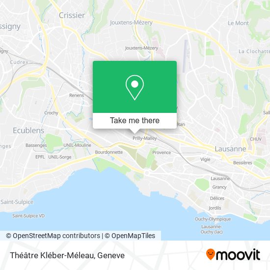 Théâtre Kléber-Méleau map